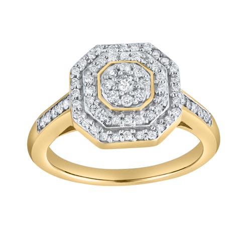 Vionne 0.50 Ct 10K Gold Diamond Ring