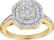 LuvMyJewelry Vionne 0.50 Ct 10K Gold Diamond Ring