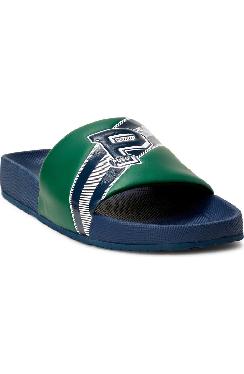 Polo Ralph Lauren Cayson Logo Sport Slide Sandal, Main, color,
