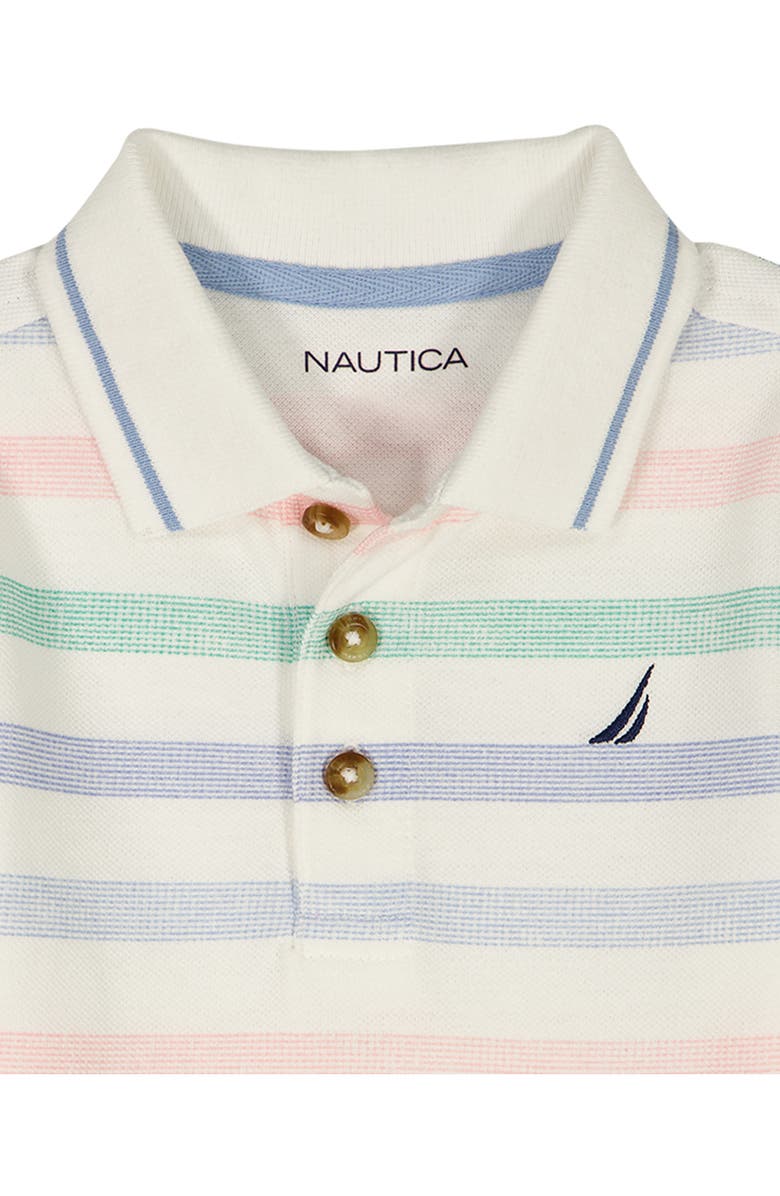 Nautica Kids' Stripe Polo & Pull-On Shorts Set, Alternate, color, Prepack Assorted