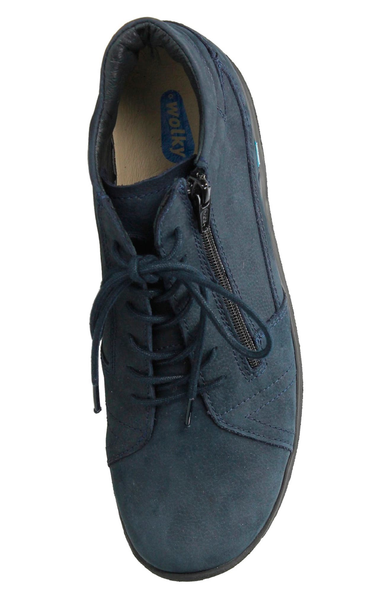 Why Water Resistant Sneaker, Alternate, color, BLUE NUBUCK