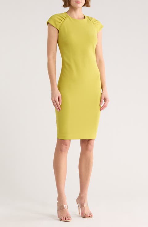 Cap Sleeve Sheath Dress