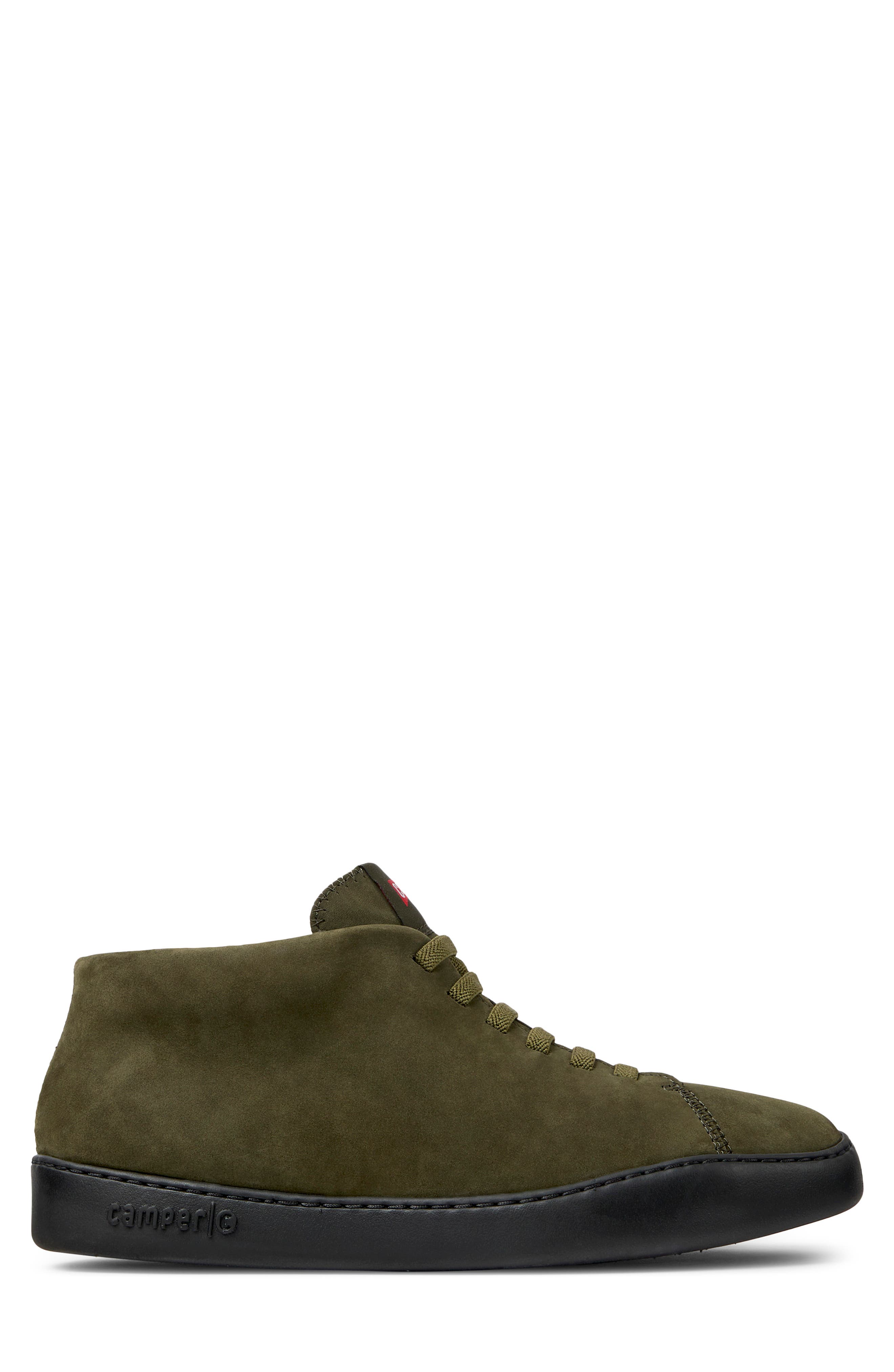 Peu Touring Leather Sneaker, Alternate, color, DARK GREEN