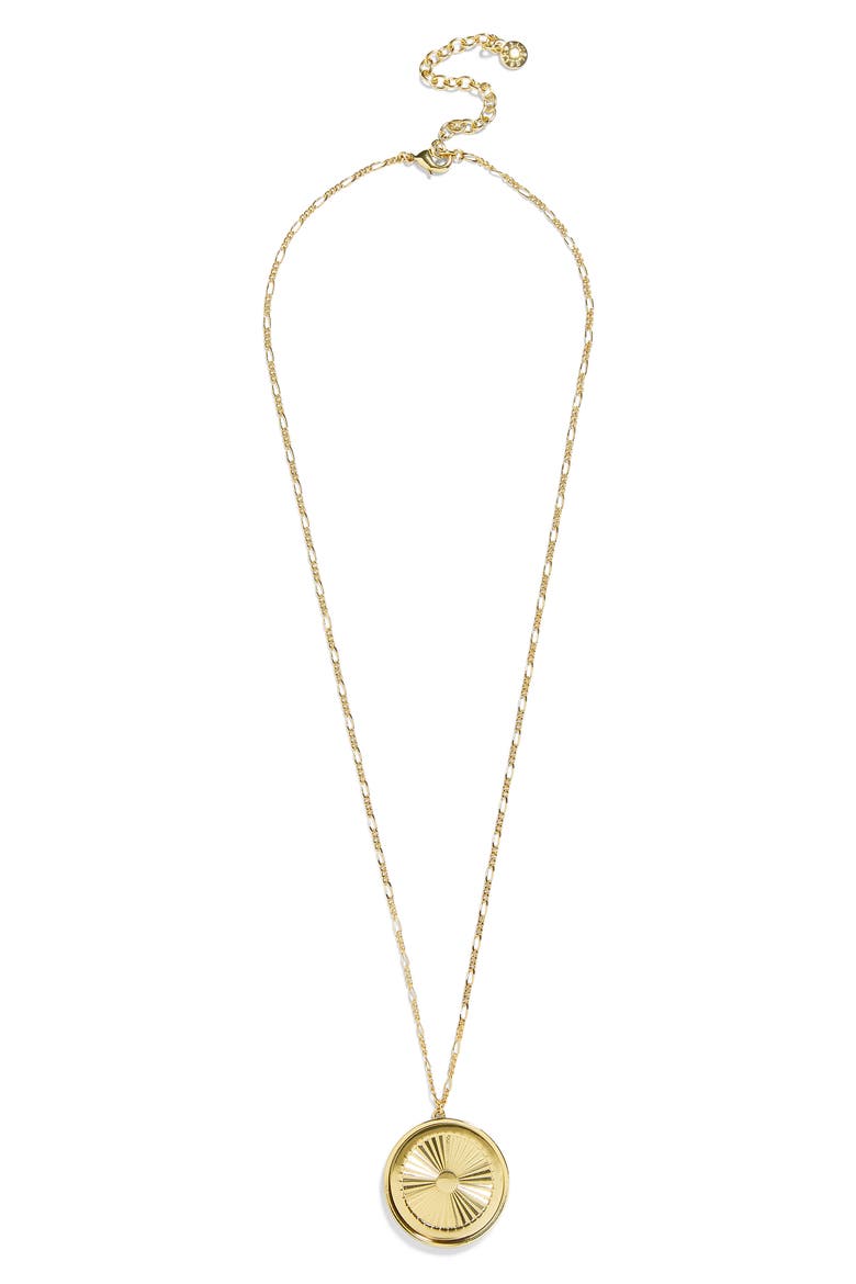 Journey Pendant Necklace, Main, color, GOLD