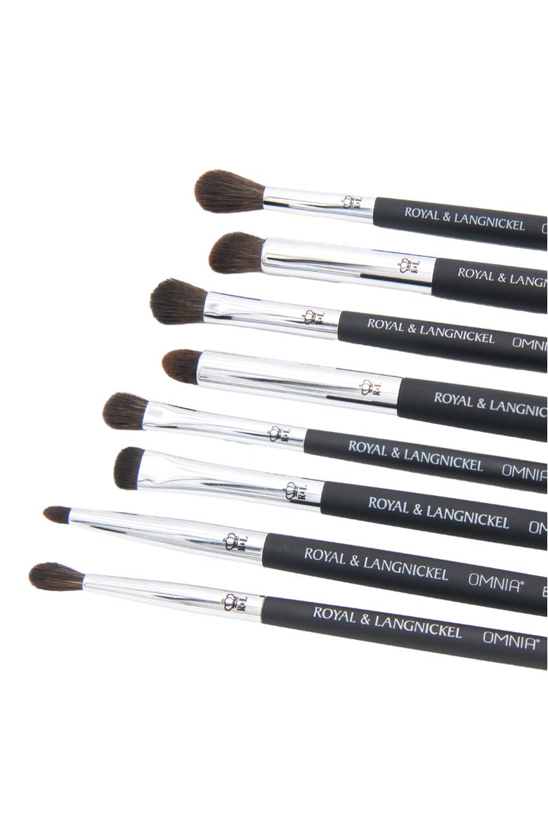 OMNIA Brush Pro Deluxe Blending Makeup Brush Set, Alternate, color, Black