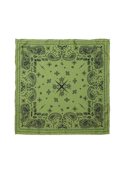 Paisley Silk Bandana Scarf 20