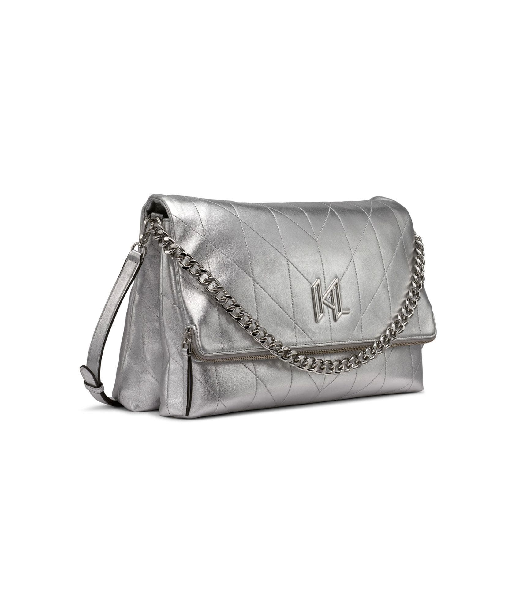 Lavande Large Crossbody, Alternate, color, Metallic Silver