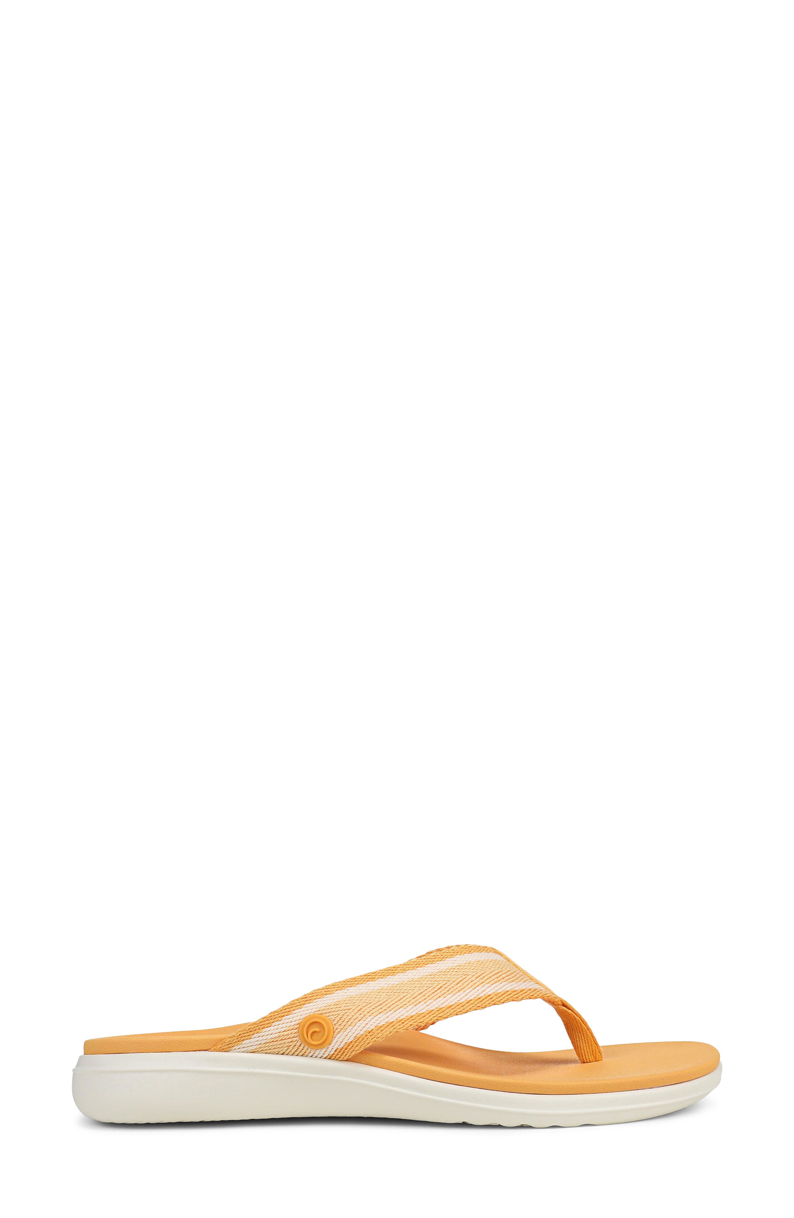 Indigo Flip Flop, Alternate, color, AMBER YELLOW MULTI