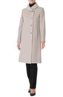Round Collar Wool Coat