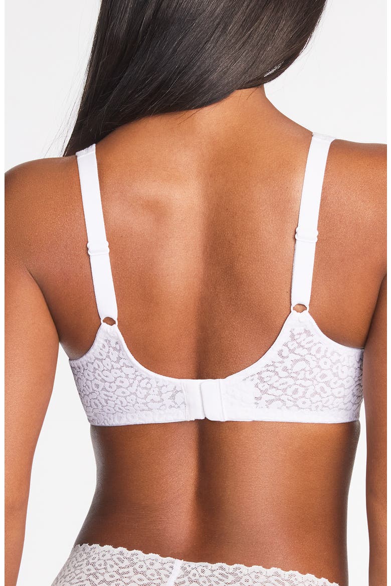 High Bar Underwire Bra, Alternate, color, WHITE