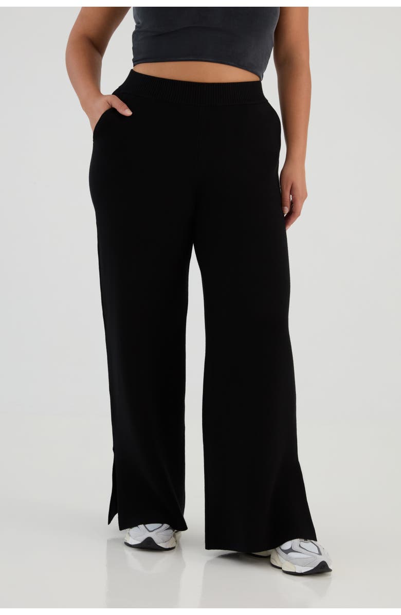 KADA The Sweater Wide Leg Pant, Alternate, color, Ink