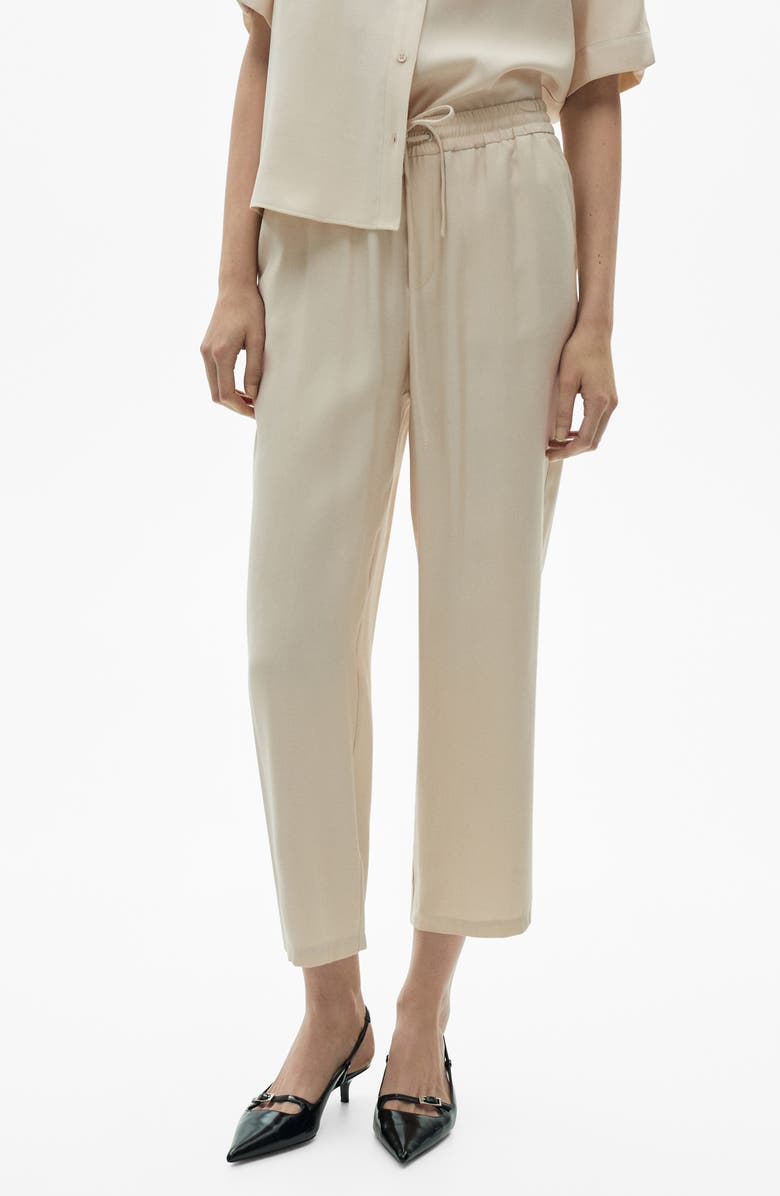 MANGO Straight Leg Pants, Main, color,