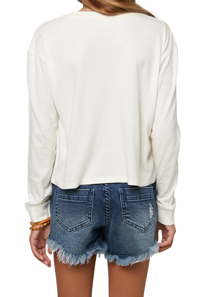 Kids' 1974 Long Sleeve Cotton Graphic Logo Tee, Alternate, color, NAKED