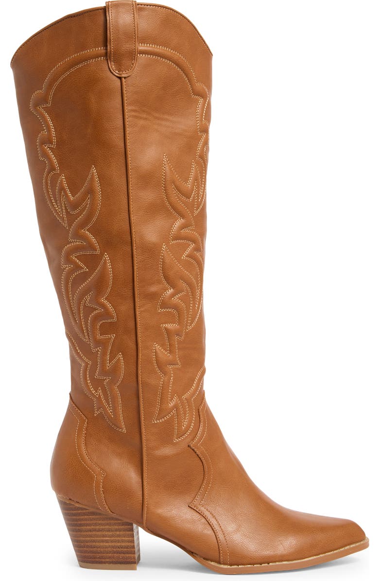 Billini Parkin Western Boot, Alternate, color, Dark Tan