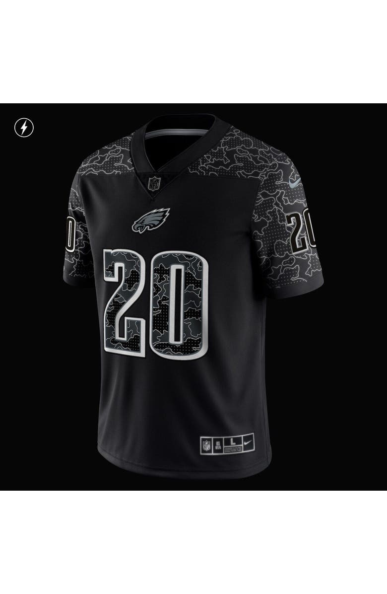 Nike Men's Nike Brian Dawkins Black Philadelphia Eagles Retired Player RFLCTV Limited Jersey, Alternate, color, 