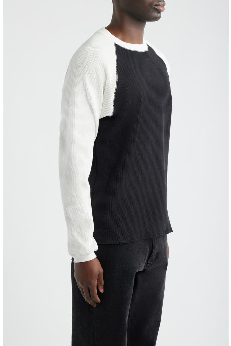 Spring Training Thermal Raglan Sleeve T-Shirt, Alternate, color, VINTAGE BLACK/ OFF W