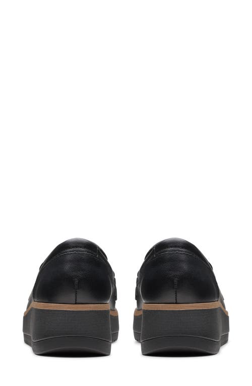 Clarks Women's Collection Zylah May Shoes In Black Leather