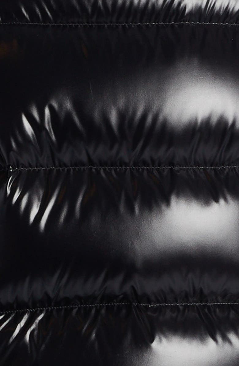 Moncler Cuscute Metallic Collar Down Puffer Jacket, Alternate, color,