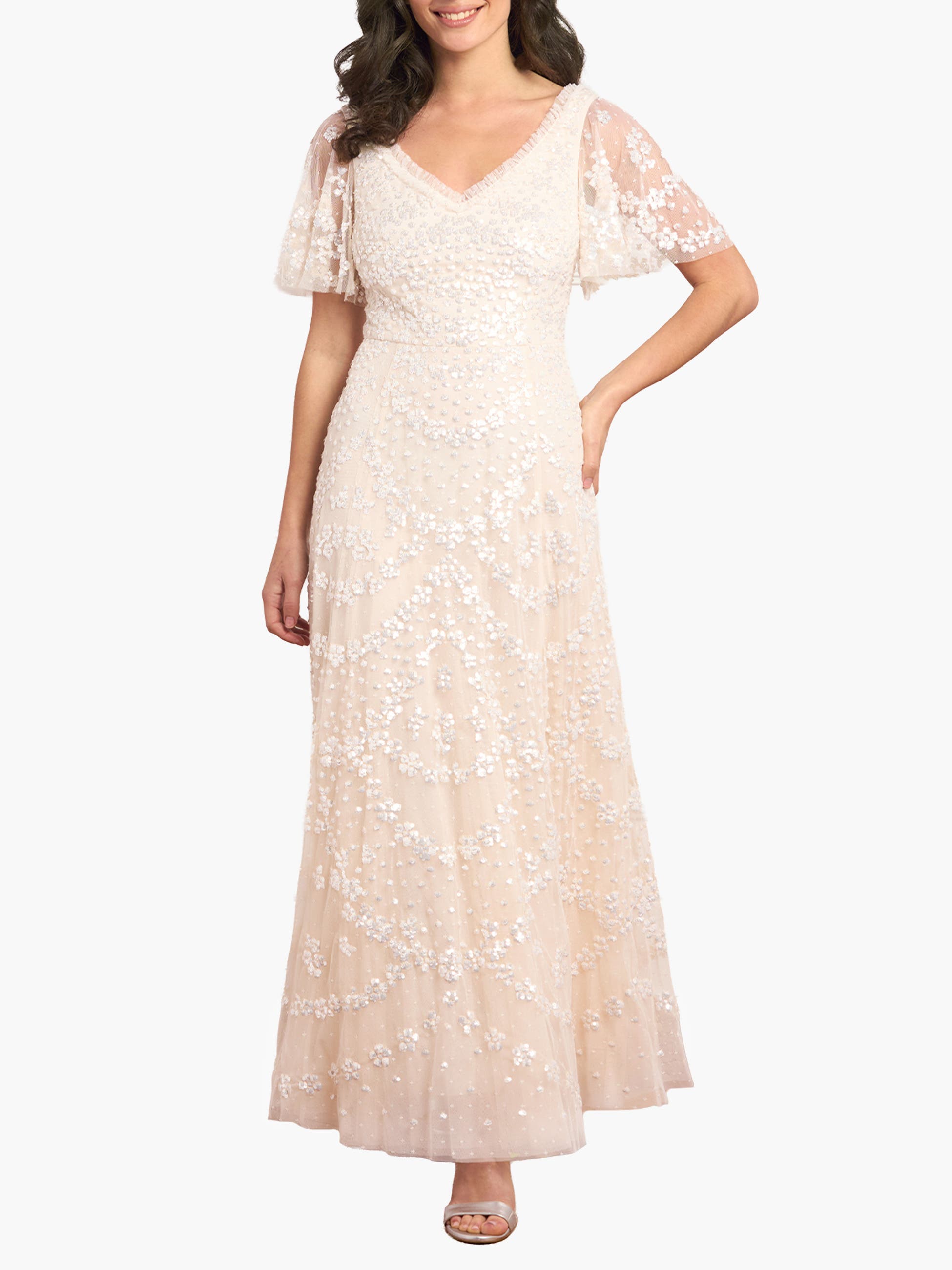 Isobel Sequin Ankle Gown