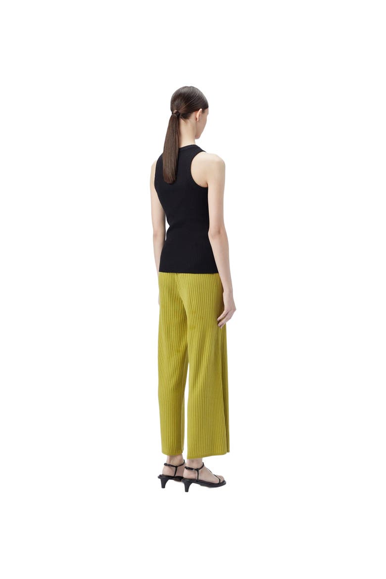 Ribbed Cotton Silk Cashmere Blend Tank Top, Alternate, color, black