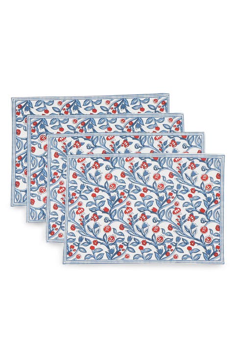Set of 4 Cotton Placemats