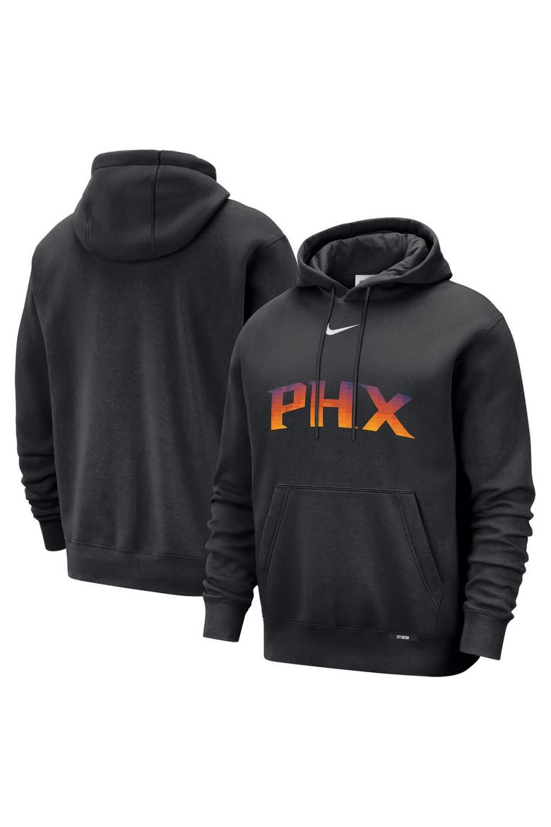 Men's Nike  Black Phoenix Suns 2025/26 City Edition Essential Logo Remix Hoodie, Main, color, Black