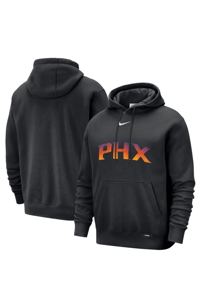 Nike Men's Nike Black Phoenix Suns 2025/26 City Edition Essential Logo Remix Hoodie, Main, color, Black