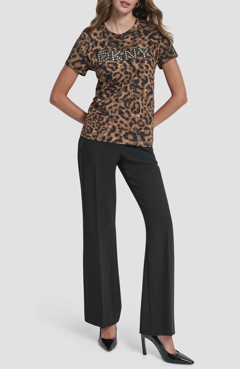 DKNY Print Logo Top, Alternate, color, 