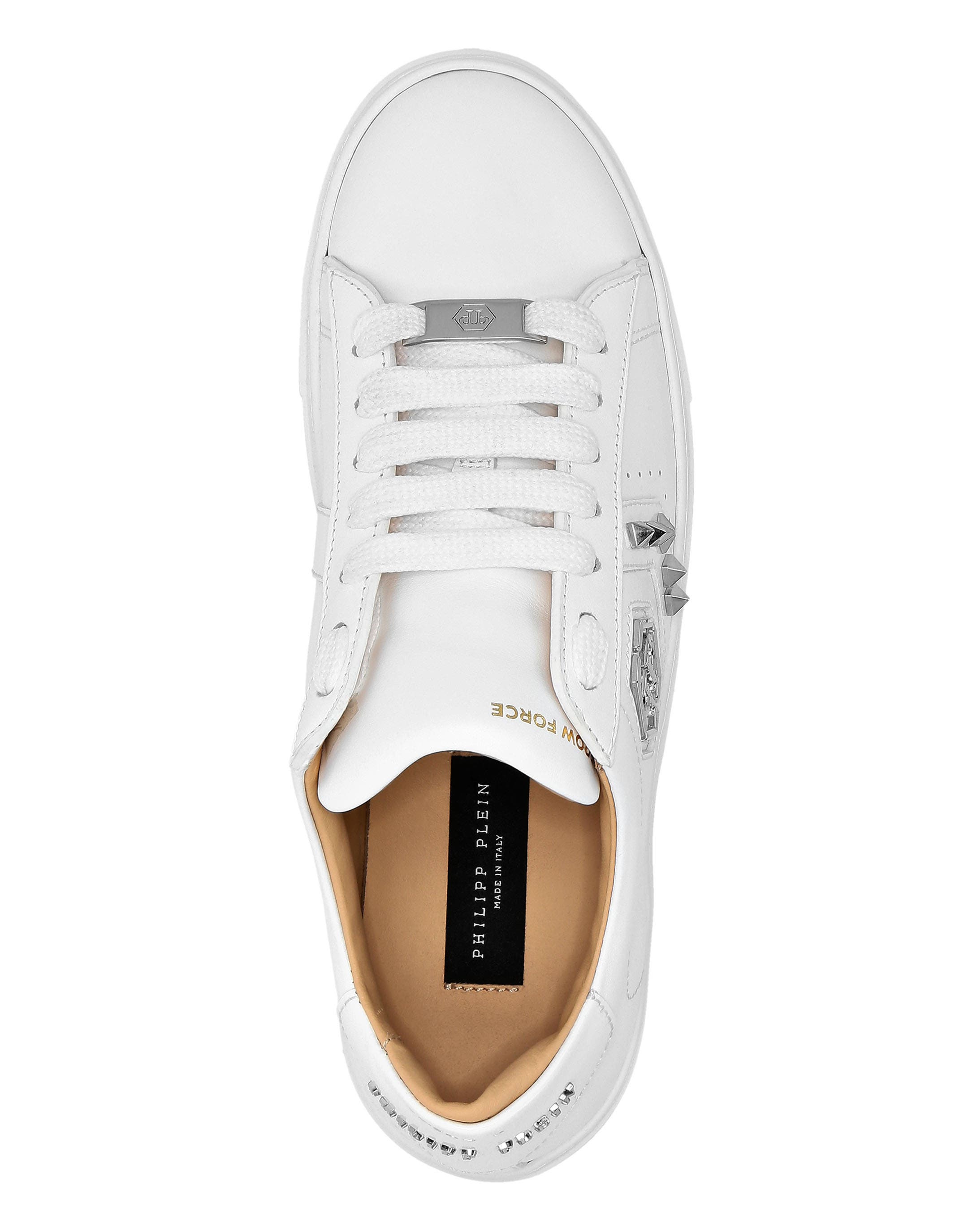 Low-Top Sneakers Arrow Force Women, Alternate, color, white/white