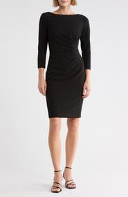 DKNY Ruched Sheath Dress