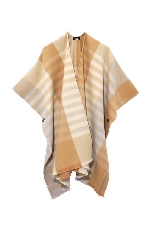 Gramercy Plaid Ruana