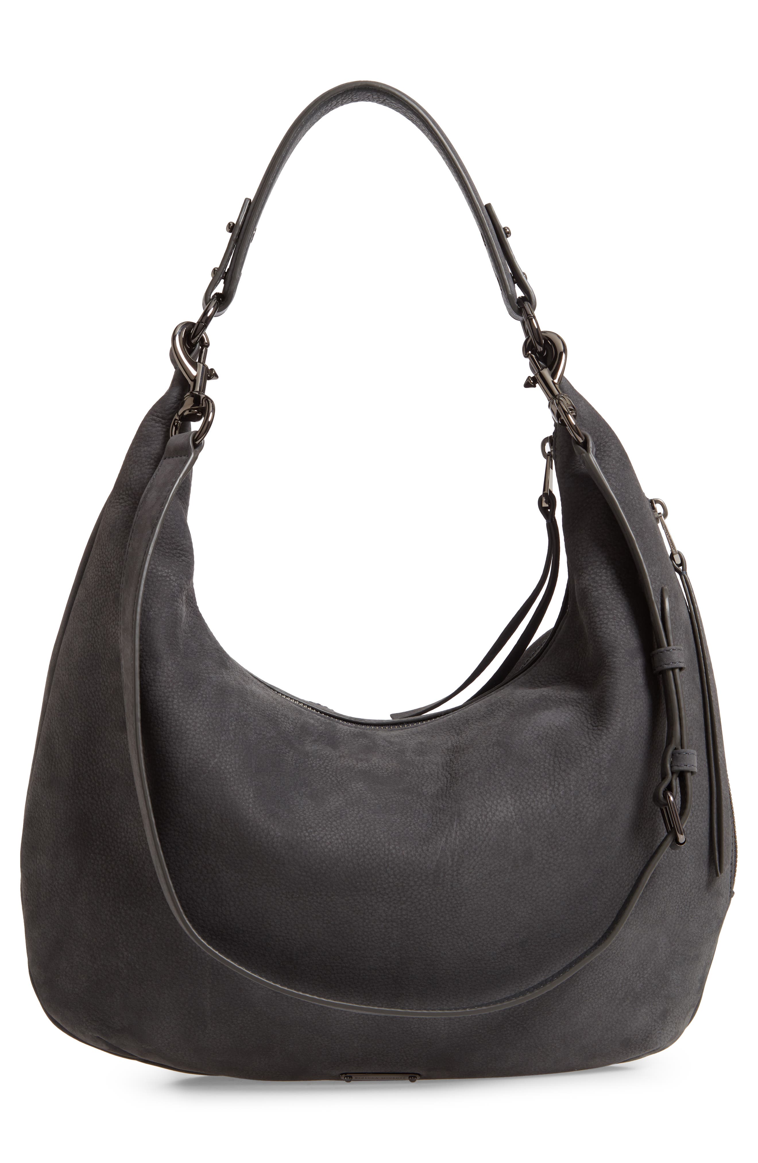 Rebecca Minkoff Michelle Nubuck Leather Hobo, Alternate, color, 