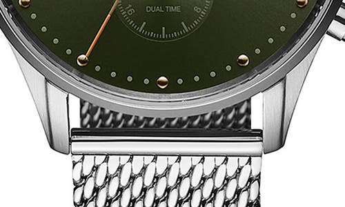 Mvmt Voyager Quartz Mesh Bracelet Watch, 42mm In Metallic