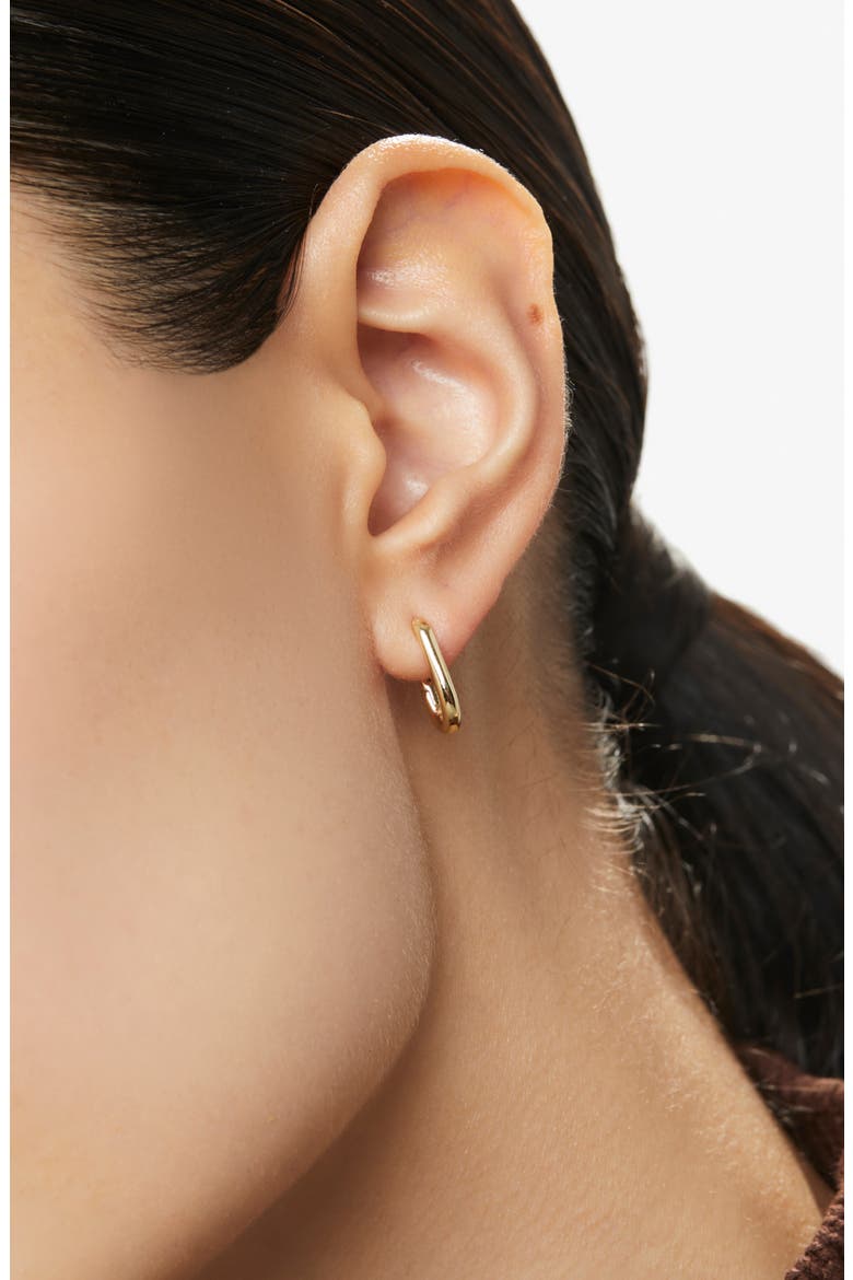 Gold Hoop Earrings - Rox Mini, Alternate, color, Gold