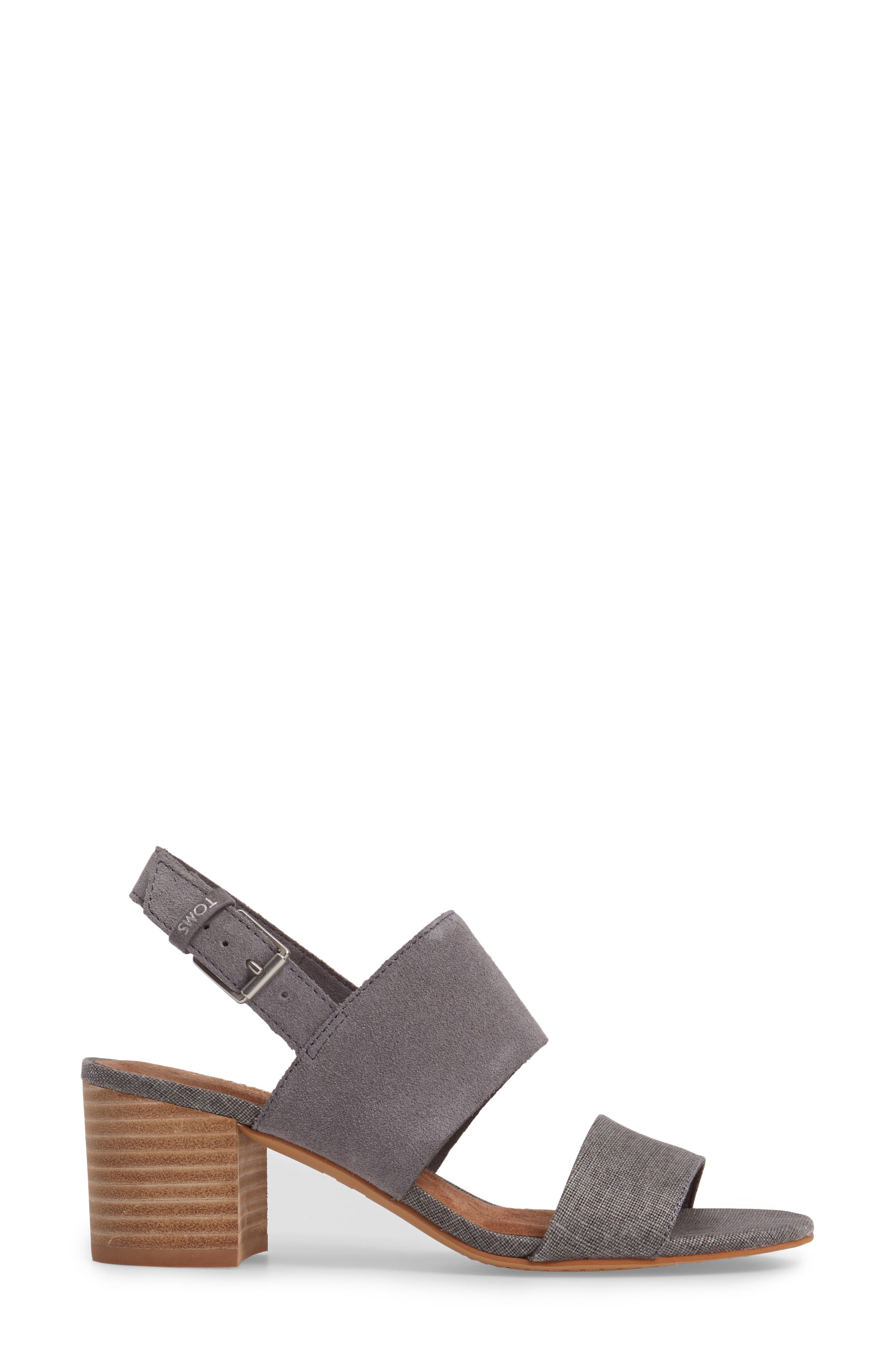 Poppy Sandal, Alternate, color, SHADE SUEDE GREY