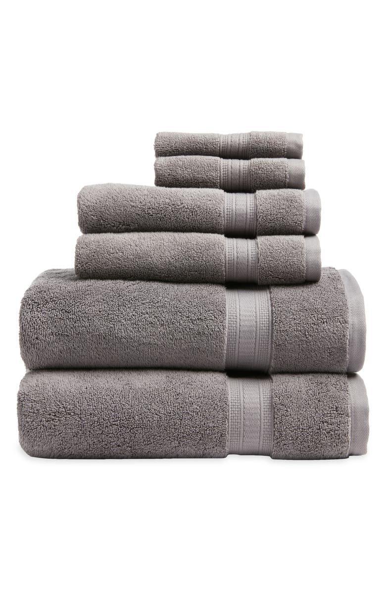 NORDSTROM RACK 6-Piece Zero Twist Bath Towel Set, Main, color, 