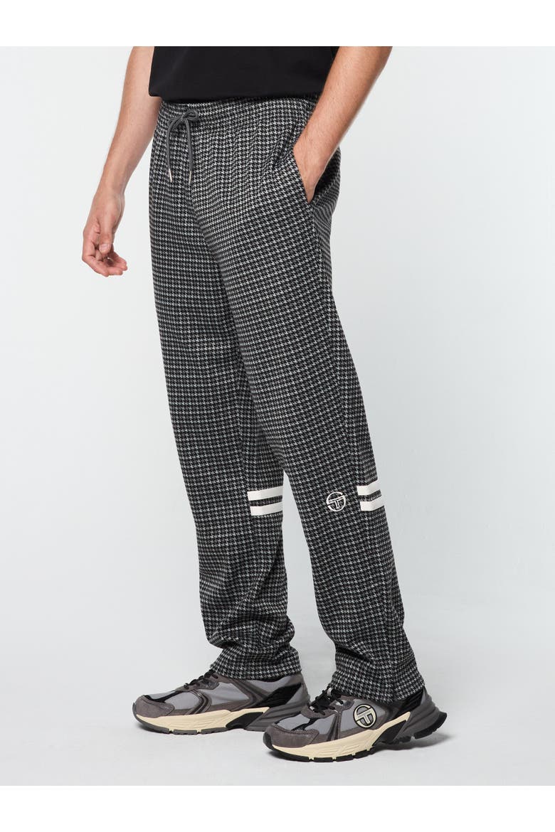 Dallas Houndstooth Track Pant, Alternate, color, BLACK BEAUTY