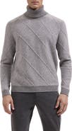 Bugatchi Diamond Turtleneck Sweater