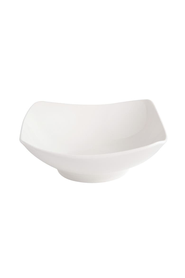 Everyday Square 40-Piece Expanded Dinnerware Set, Alternate, color, White
