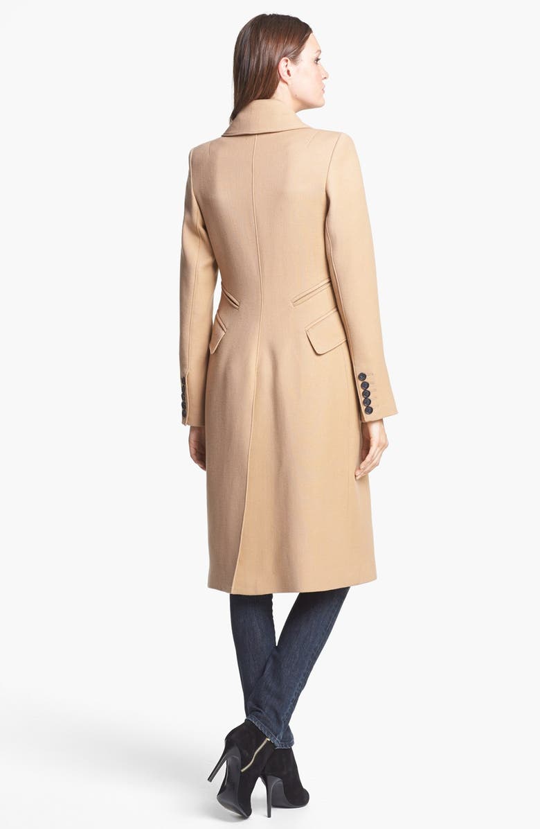 Smythe Long Double Breasted Wool Coat, Alternate, color,