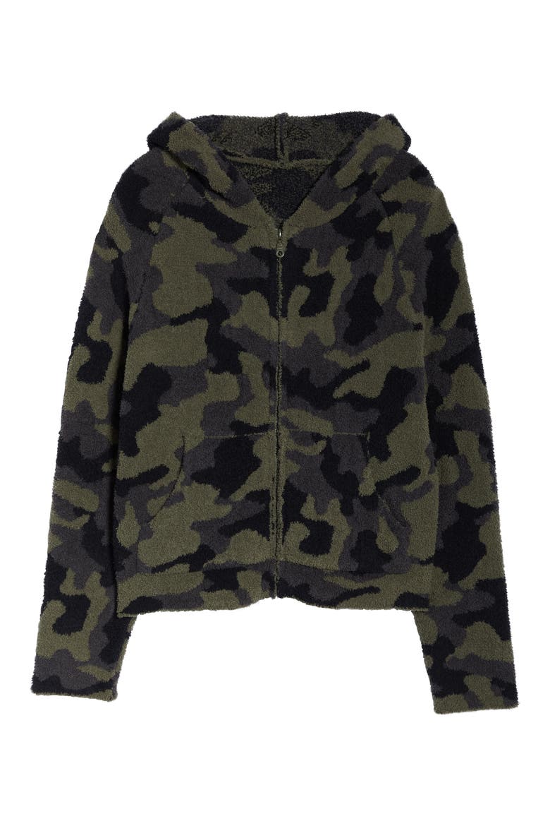 CozyChic™ Camo Zip Hoodie, Alternate, color, OLIVE MULTI