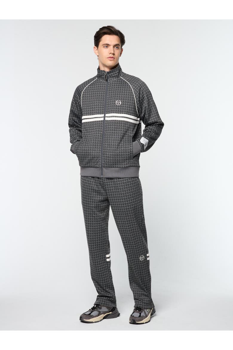 Dallas Houndstooth Track Jacket, Alternate, color, BLACK BEAUTY