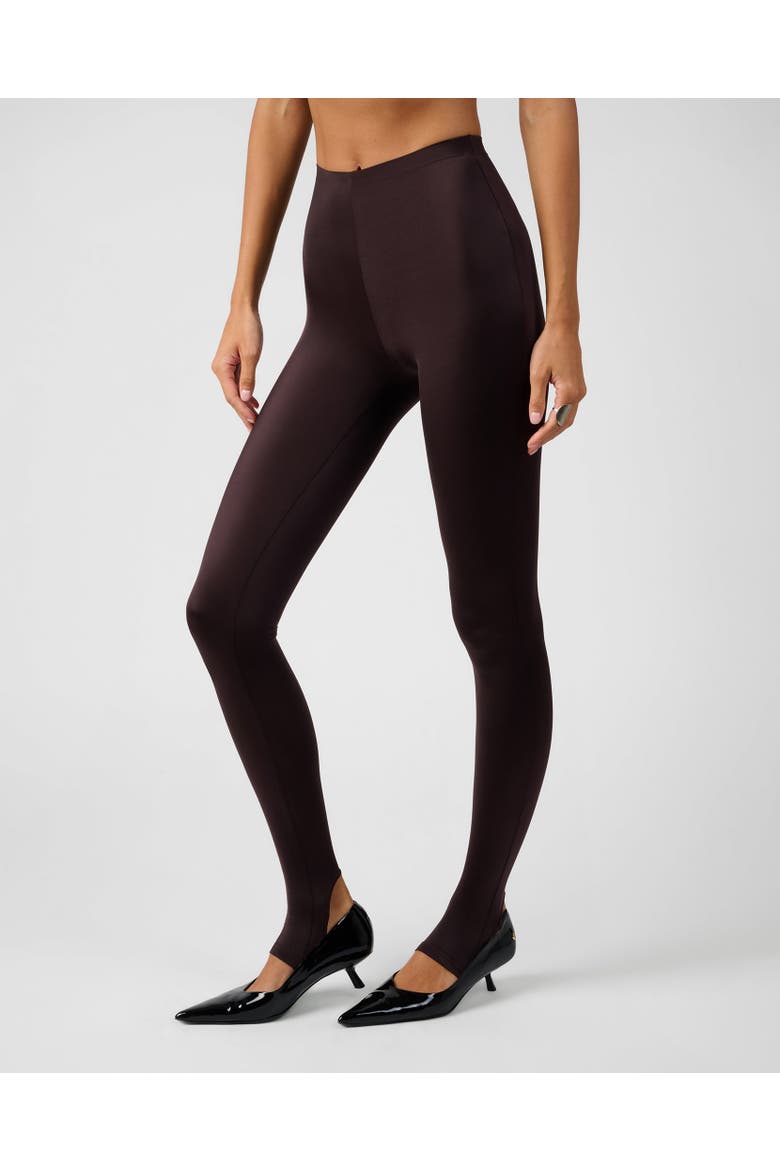 Spandex Leggings, Alternate, color, DARK BROWN