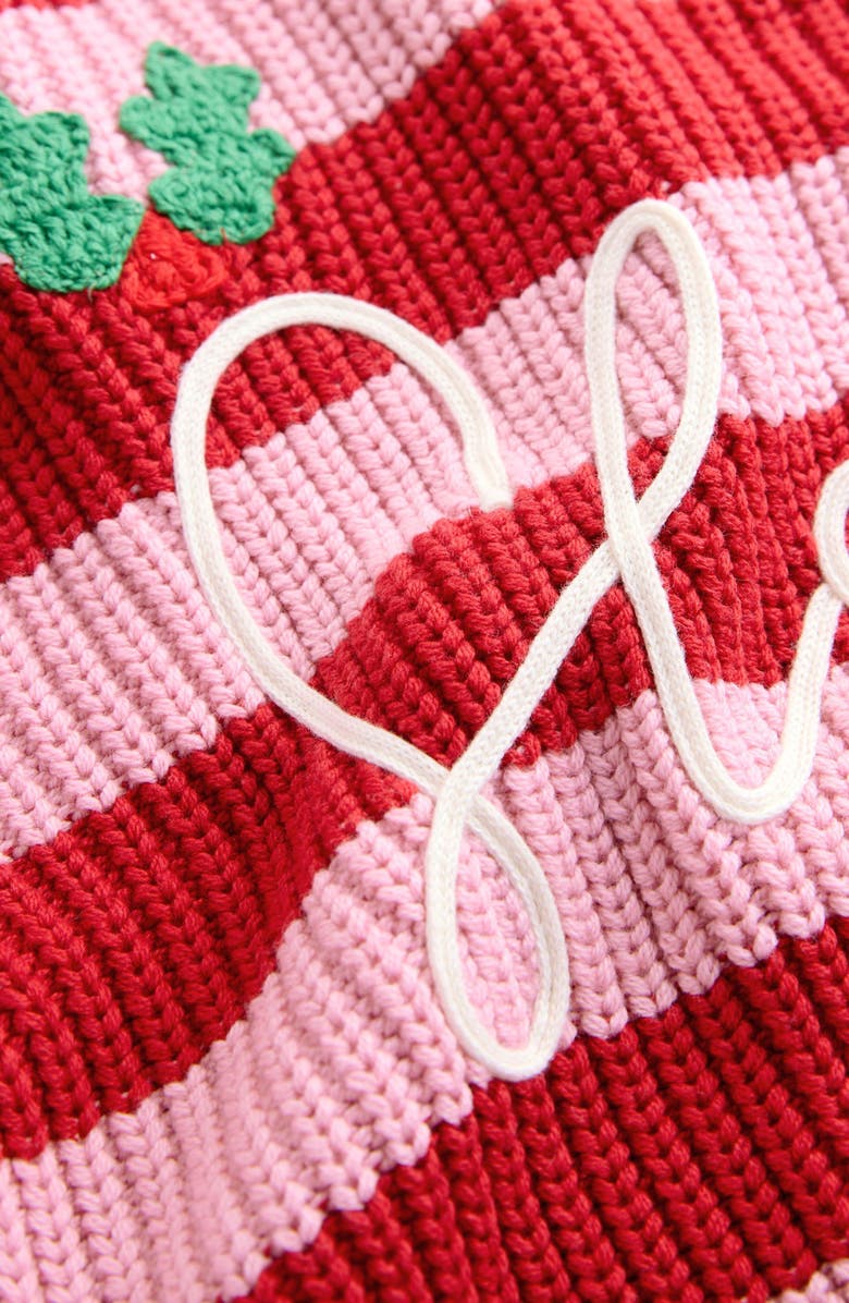 NEXT Kids' Stripe Holiday Graphic Sweater, Alternate, color,