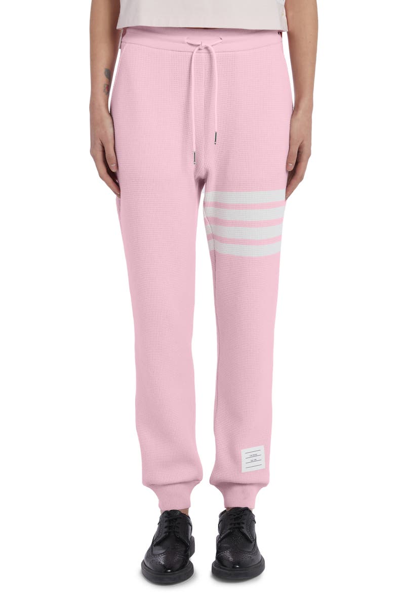 Thom Browne Waffle Knit Wool & Cashmere Joggers, Main, color, 