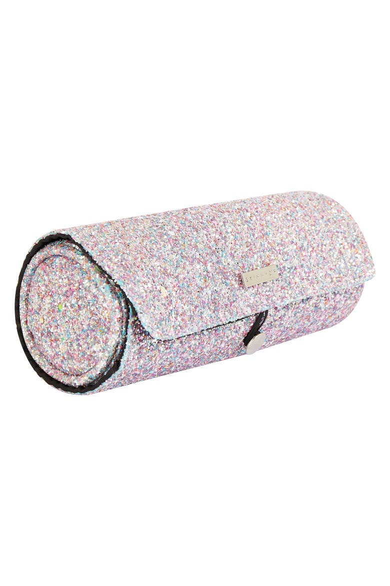 Treasure Glitter Cosmetics Roll Bag, Alternate, color, NO COLOR