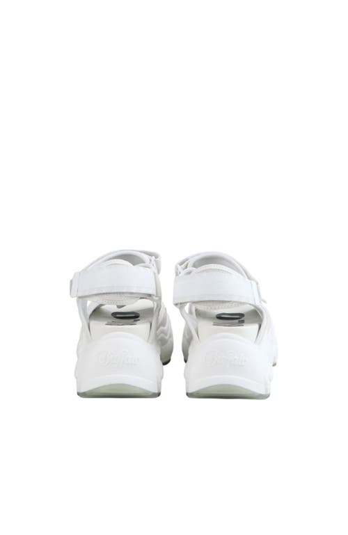 Buffalo Boots Binary 0 Platform Sandal In White