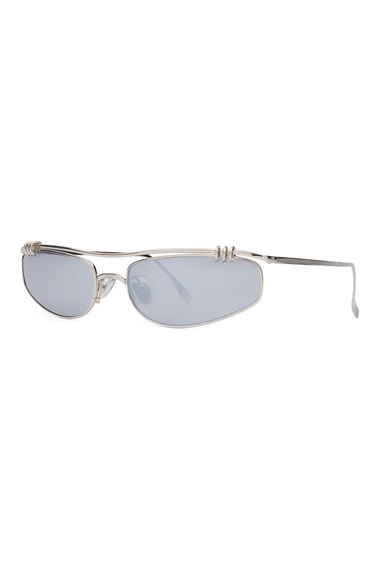 Linked Up Sunglasses, Alternate, color, LINKED UP SILVER FLASH