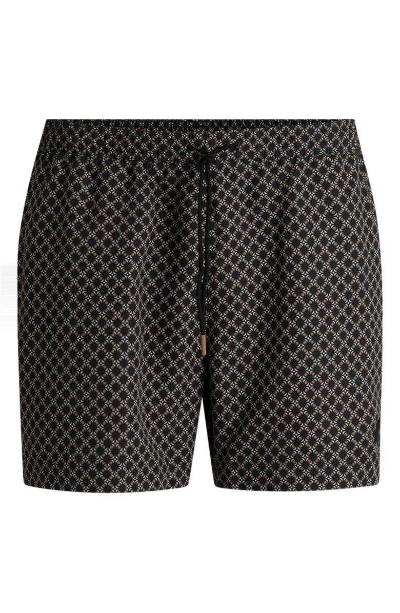 BOSS Vibe Swim Trunks, Alternate, color, Black