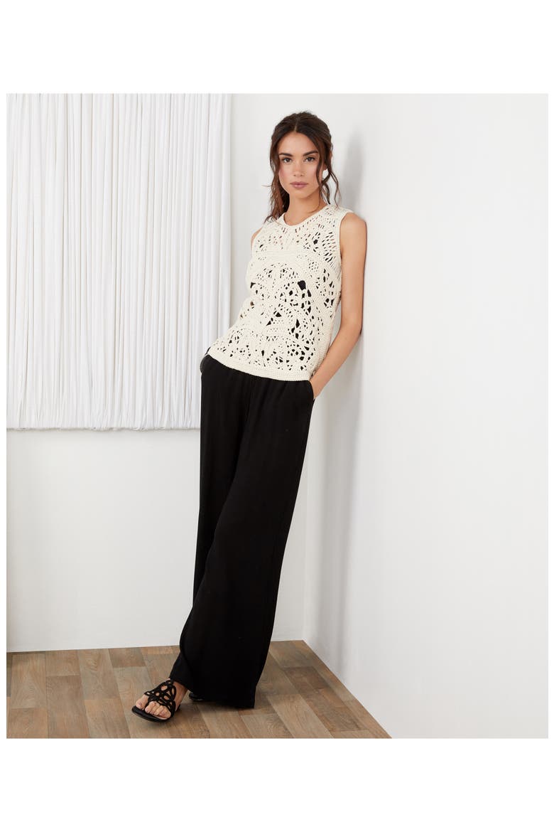 Crochet Tank, Alternate, color, CREAM